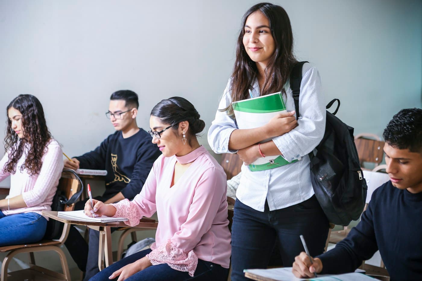 A student learning online with a laptop — modern digital education